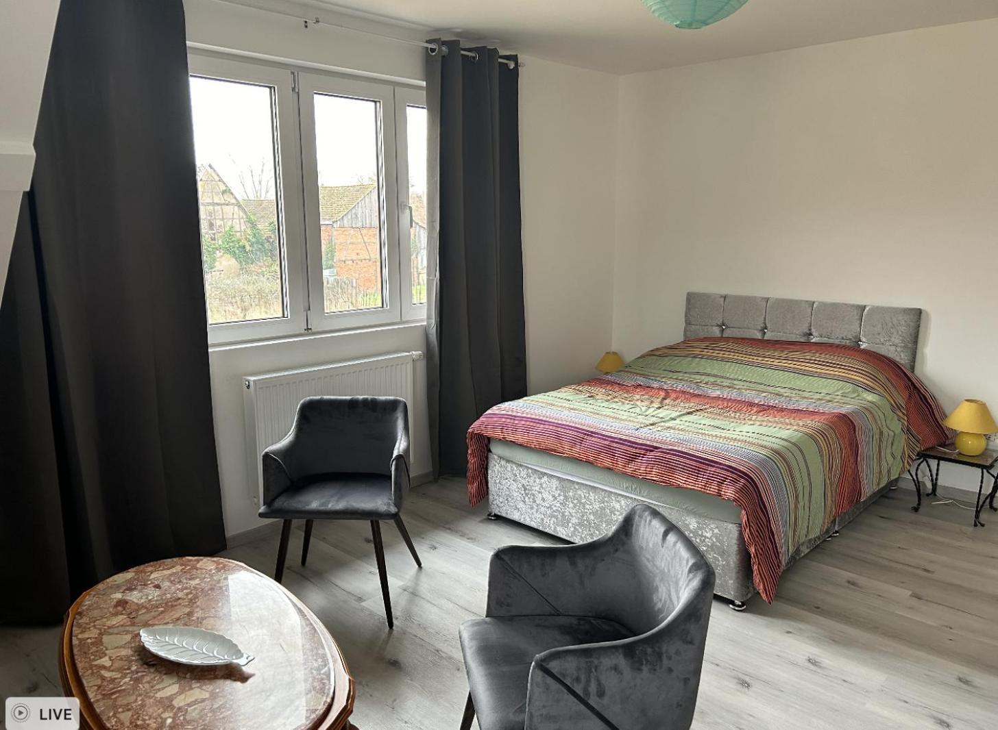 Apartamento Aux Cigogneaux Guémar Exterior foto